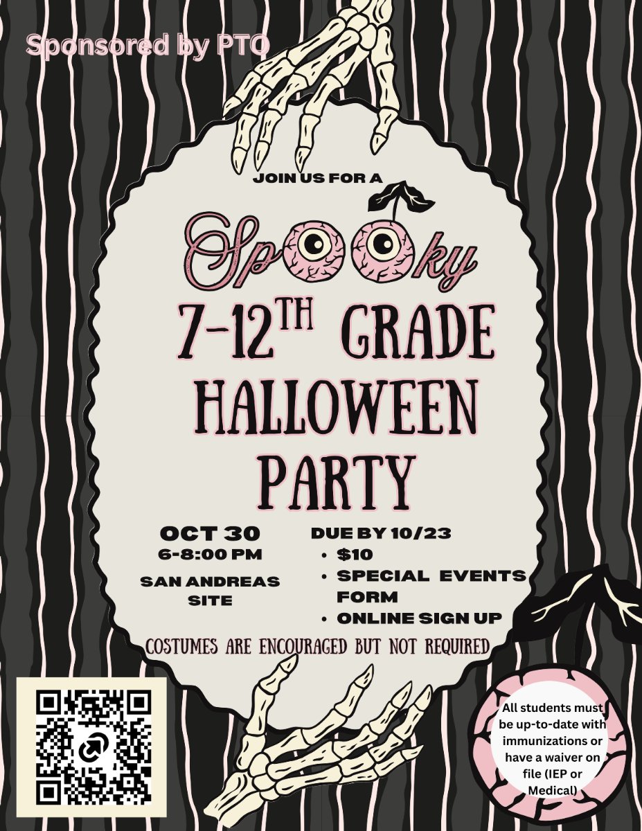 Halloween Social flyer
